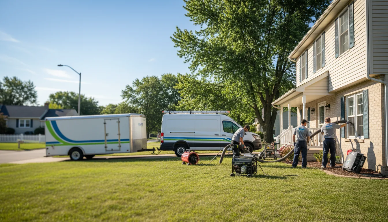 Flooded Basement Restoration And Cleanup With Repair in Trivoli, IL near me